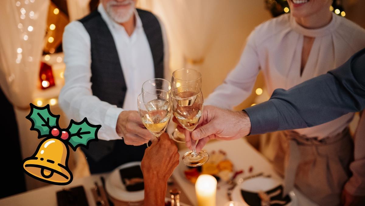 Descubre cuál es la bebida alcohólica que menos afecta la salud para brindar en Navidad